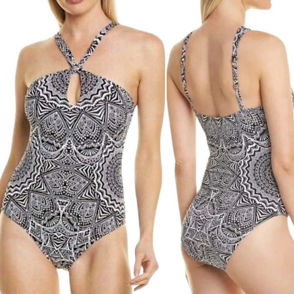 LA BLANCA Henna Medallion One Piece! Retail $129